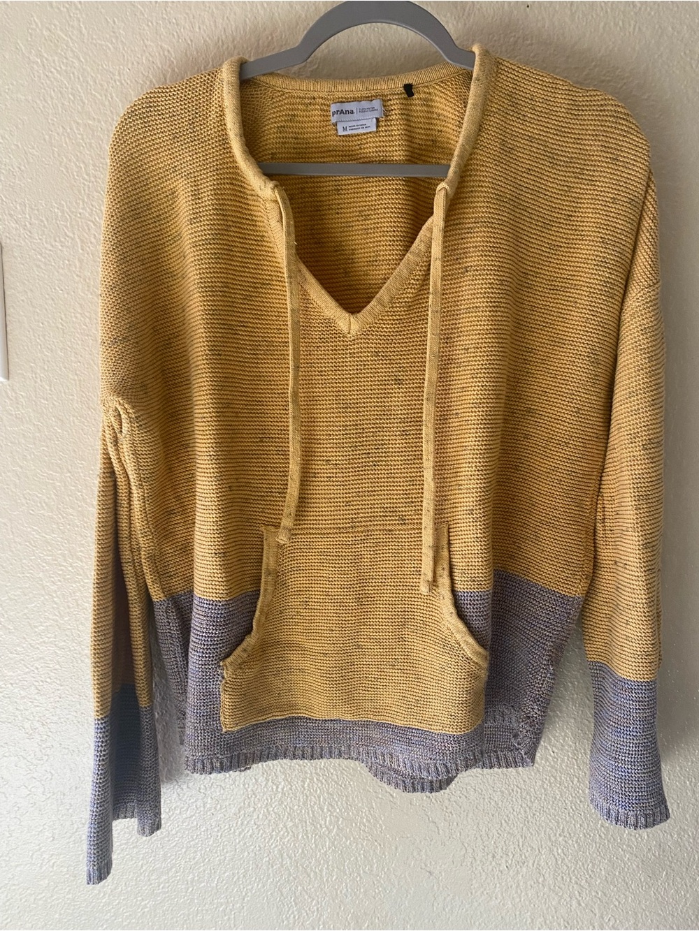 Prana Women’s Crystal Beach Sweater Boxy Boho Size M